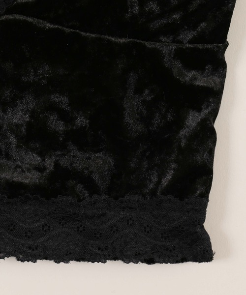 PHILLY（フィリー）の「【PHILLY】ベロアレースキャミソール（キャミソール・レディース・アイボリー/ブラック・FREE）」の13枚目の写真