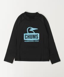 CHUMS(`X)́yCHUMSzKid's Splash Booby Face L/S T-Shirt(TVc/Jbg\[)