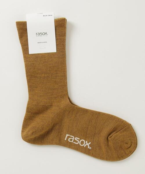 rasox（ラソックス）の「RASOX/ラソックス　メリノ・ベーシッククルー（ソックス/靴下・メンズ・チャコールグレー/マスタード・M/L/S）」の3枚目の写真