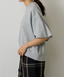 BEARDSLEY | パフスリーブ裏毛プルオーバー(Tシャツ/カットソー)