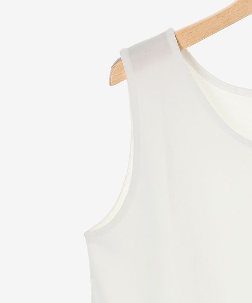 le.coeur blanc（ルクールブラン）の「レイヤードタンク（タンクトップ・レディース・A/B/ブラック・38）」の8枚目の写真