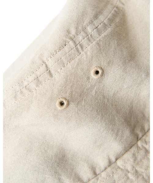 SOPHNET.(ソフネット)の「WOOL LINEN WASHER HAT(ハット・メンズ・ブラック/ベージュ・FREE)」の4枚目の写真