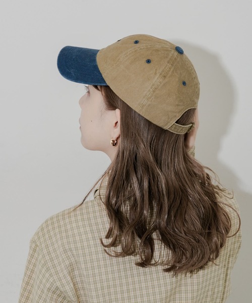 SMELLY(スメリー)の「バイカラーロゴキャップ(キャップ・レディース・ブラウン/チャコールグレー・-)」の9枚目の写真