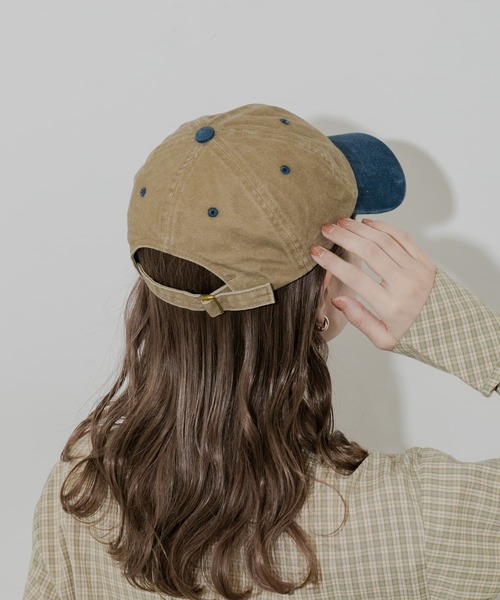 SMELLY(スメリー)の「バイカラーロゴキャップ(キャップ・レディース・ブラウン/チャコールグレー・-)」の10枚目の写真