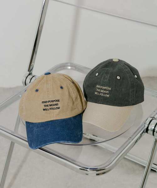 SMELLY(スメリー)の「バイカラーロゴキャップ(キャップ・レディース・ブラウン/チャコールグレー・-)」の12枚目の写真