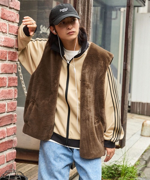 MONO-MART（モノマート）の「ベスト（ベスト・メンズ・ブラウン・L）」の3枚目の写真