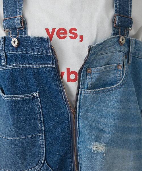 etsinta(エシンタ)の「【etsinta】リメイクデニムジャンスカ(スカート・レディース・インディゴブルー・ONE SIZE)」の9枚目の写真