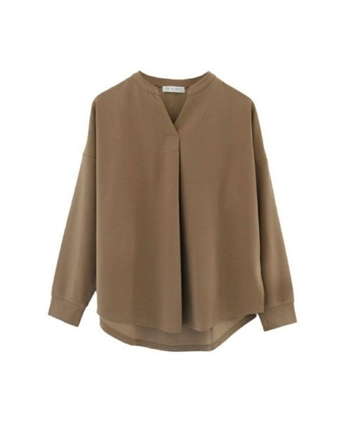 aquagarage(アクアガレージ)の「フロントタックスキッパーブラウス(シャツ/ブラウス・レディース・グレイッシュベージュ/オフホワイト/ブラック/ネイビー・M/L)」の16枚目の写真