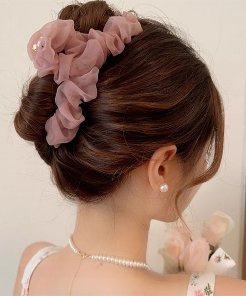 シュシュバレッタ（バレッタ/ヘアクリップ）｜paravion