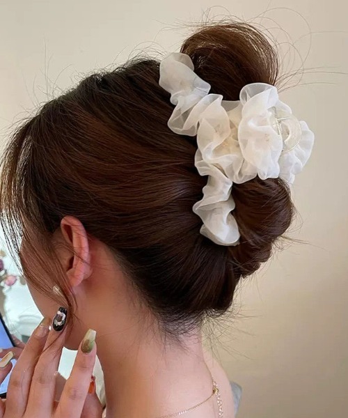 シュシュバレッタ（バレッタ/ヘアクリップ）｜paravion