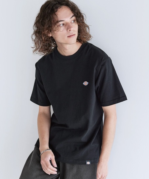 Dickies 天竺ミニワッペンクルーネック半袖Tシャツ（Tシャツ