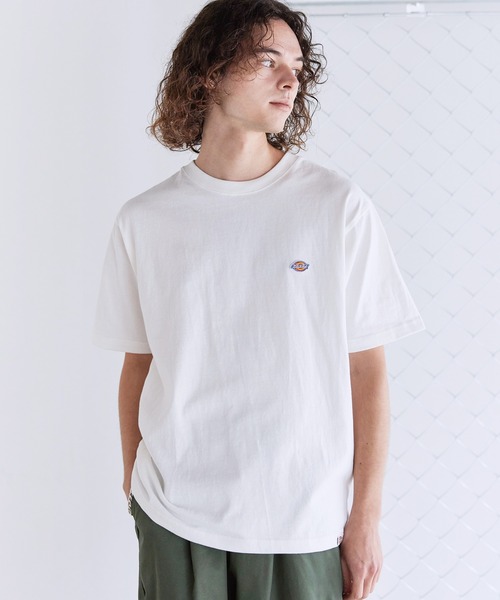 Dickies(ディッキーズ)の「Dickies 天竺ミニワッペンクルーネック半袖Tシャツ(Tシャツ/カットソー・メンズ・ブラック/ネイビー/ホワイト/ダークグリーン・LL/M/L)」の19枚目の写真