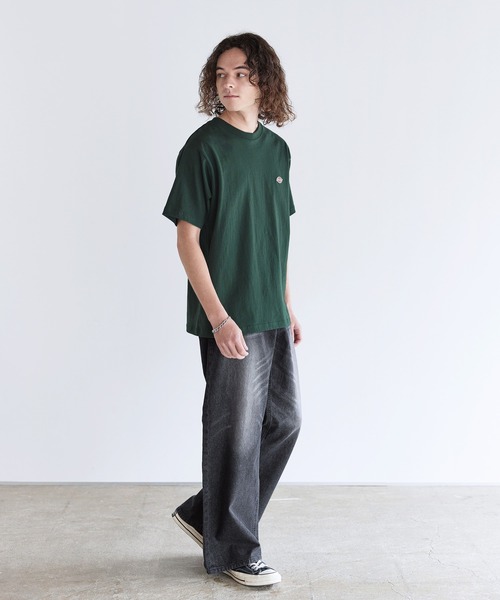 DESCENTE スモールワーディング Tシャツ 2colors DESCENTE GOLF デサント メンズ 半袖 シャツ THE ONE Nylon