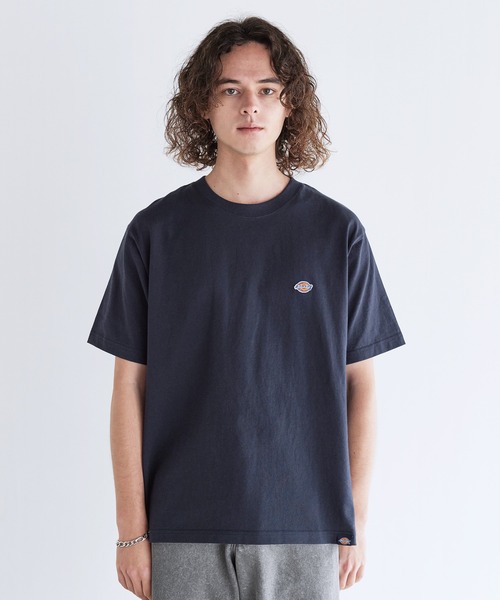 Dickies 天竺ミニワッペンクルーネック半袖Tシャツ（Tシャツ