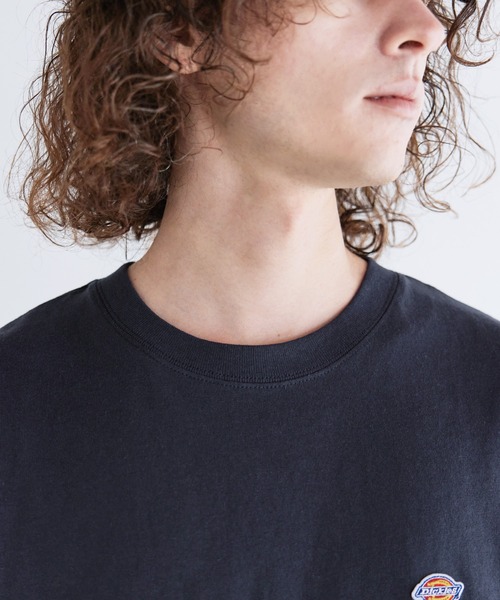 Dickies(ディッキーズ)の「Dickies 天竺ミニワッペンクルーネック半袖Tシャツ(Tシャツ/カットソー・メンズ・ブラック/ネイビー/ホワイト/ダークグリーン・LL/M/L)」の12枚目の写真