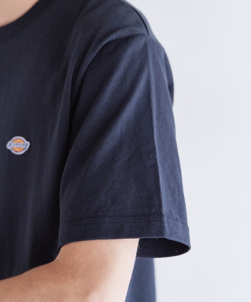 Dickies(ディッキーズ)の「Dickies 天竺ミニワッペンクルーネック半袖Tシャツ(Tシャツ/カットソー・メンズ・ブラック/ネイビー/ホワイト/ダークグリーン・LL/M/L)」の14枚目の写真