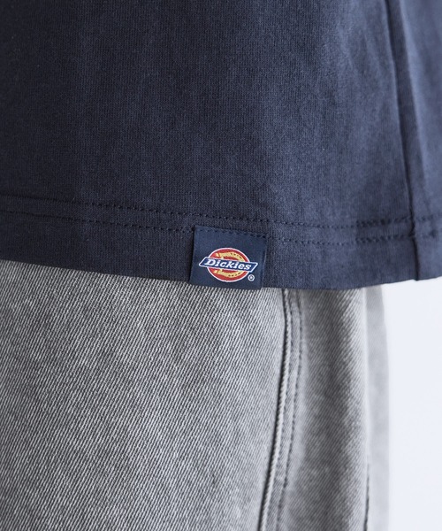 Dickies(ディッキーズ)の「Dickies 天竺ミニワッペンクルーネック半袖Tシャツ(Tシャツ/カットソー・メンズ・ブラック/ネイビー/ホワイト/ダークグリーン・LL/M/L)」の16枚目の写真