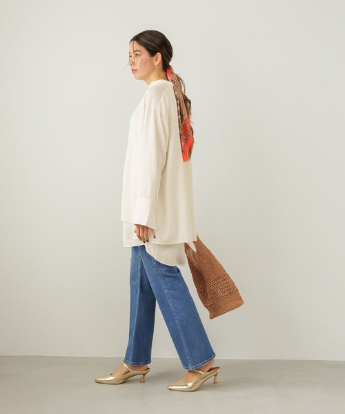 BAYFLOW（ベイフロー）の「ラメアミバッグ（ハンドバッグ・レディース・ライトグレー/ブラック/ベビーピンク・FREE）」の9枚目の写真