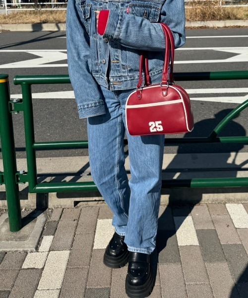 FOREVER 21（フォーエバー トゥエンティーワン）の「【2025SS】ナンバリングミニボストン（ボストンバッグ・レディース・ブラウン/レッド/ネイビー/ブルー/イエロー・FREE）」の22枚目の写真