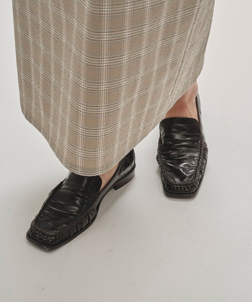 TODAYFUL（トゥデイフル）の「TODAYFUL　Squaretoe Gather Loafers スクエアトゥギャザーローファー/12521007（ローファー・レディース・ダークブラウン・36/37/38）」の10枚目の写真