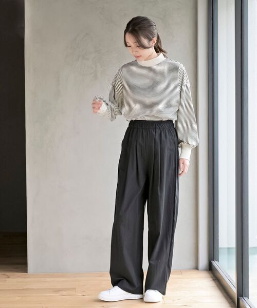 rps(アールピーエス)の「タックワイドパンツ(その他パンツ・レディース・グレー/カーキ/ブラック・フリー)」の15枚目の写真