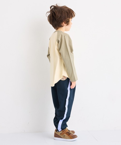 MARKEY'S(マーキーズ)の「甘編み天竺ラグランロンT(Tシャツ/カットソー・キッズ・ブラック/パープル/ベージュ・130/80/120/110/100/140/95/90/150)」の10枚目の写真