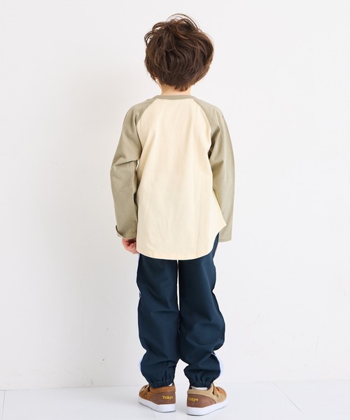 MARKEY'S(マーキーズ)の「甘編み天竺ラグランロンT(Tシャツ/カットソー・キッズ・ブラック/パープル/ベージュ・130/80/120/110/100/140/95/90/150)」の5枚目の写真