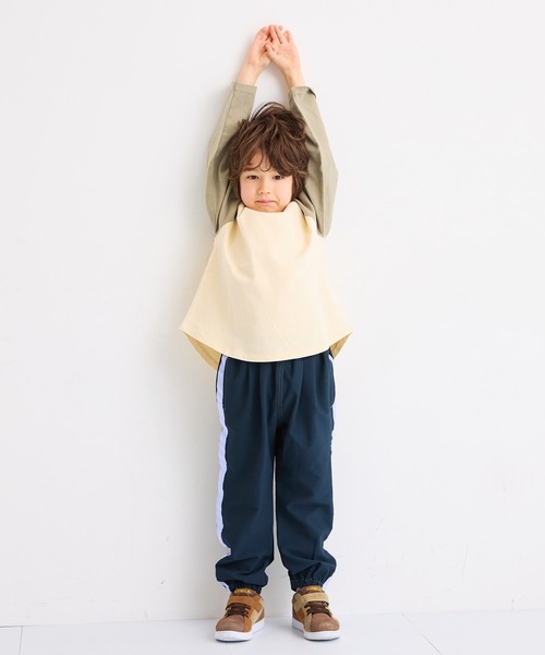 MARKEY'S(マーキーズ)の「甘編み天竺ラグランロンT(Tシャツ/カットソー・キッズ・ブラック/パープル/ベージュ・130/80/120/110/100/140/95/90/150)」の8枚目の写真