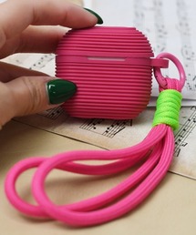 Fun & Daily(t@AhfC[)Rope Strap Silicon Airpods 4 Case / VR GA|bY 4 P[X(wbhtH/Cz)