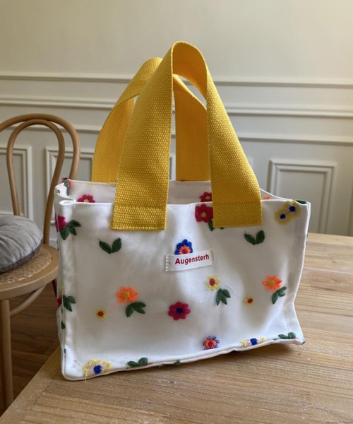 VIBGYOR(ヴィブジョー)の「Liaa/ランチバッグ ミニトートバッグ A18176(トートバッグ・レディース・その他6/その他3/その他5/その他4/グリーン/ピンク/ホワイト系4/その他1/その他2/ホワイト系1/ホワイト系2/ブルー/ホワイト系3・FREE)」の2枚目の写真