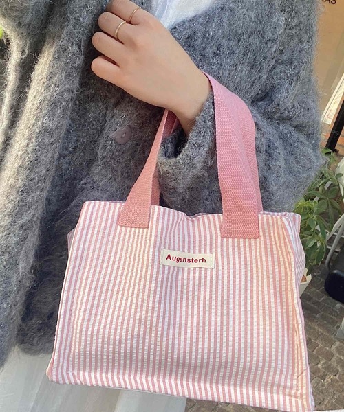 VIBGYOR(ヴィブジョー)の「Liaa/ランチバッグ ミニトートバッグ A18176(トートバッグ・レディース・その他6/その他3/その他5/その他4/グリーン/ピンク/ホワイト系4/その他1/その他2/ホワイト系1/ホワイト系2/ブルー/ホワイト系3・FREE)」の7枚目の写真