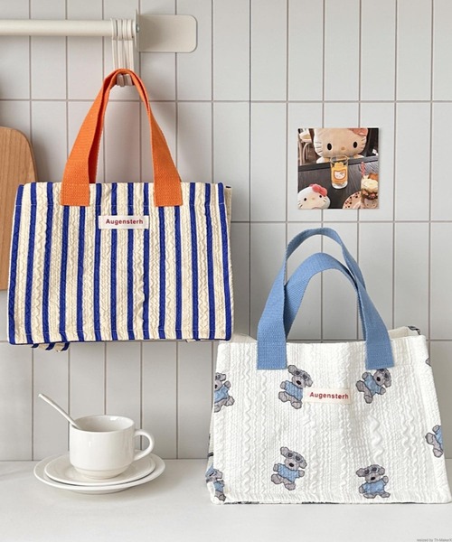 VIBGYOR(ヴィブジョー)の「Liaa/ランチバッグ ミニトートバッグ A18176(トートバッグ・レディース・その他6/その他3/その他5/その他4/グリーン/ピンク/ホワイト系4/その他1/その他2/ホワイト系1/ホワイト系2/ブルー/ホワイト系3・FREE)」の14枚目の写真