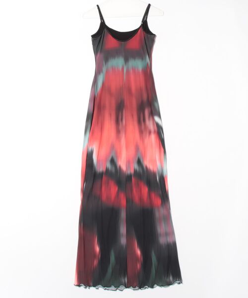 Desigual（デシグアル）の「タイダイプリントキャミソールワンピース 結婚式 二次会 フォーマル（ワンピース・レディース・レッド・XL/L/M/S/XS）」の2枚目の写真