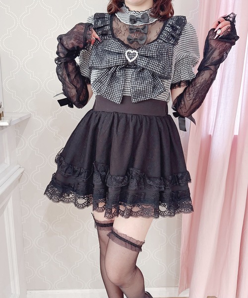 レース重ねボリュームスカパン（スカート）｜MA*RS（アメーバーマーズ