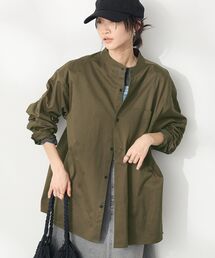 【ユニセックス】バンドカラーシャツB