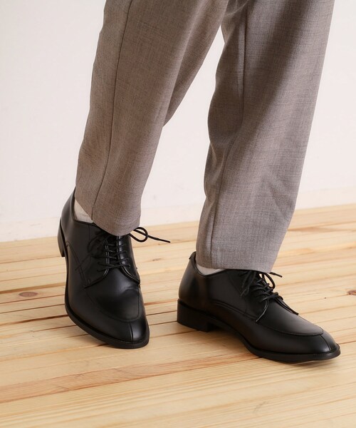 THE SHOP TK （ザ ショップ ティーケー ）の「ON/OFF兼用Uチップシューズ　制菌消臭/吸水速乾効果（ドレスシューズ・メンズ・ブラック・55/65/75）」の3枚目の写真