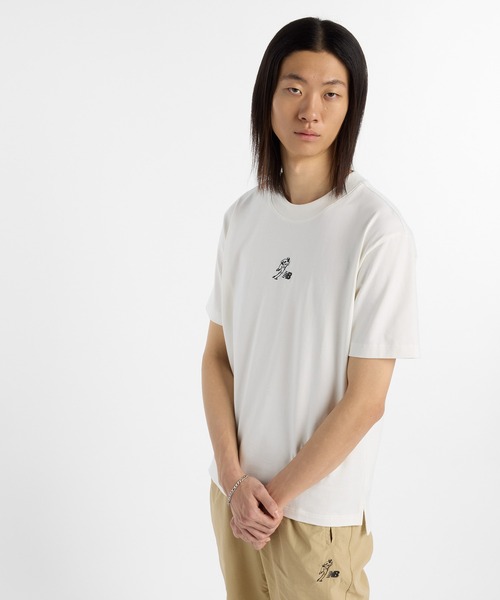 NEW BALANCE（ニューバランス）の「大谷翔平 ヘビーウェイトコットンショートスリーブTシャツ（Tシャツ/カットソー・メンズ・ベージュ/ブラック/オフホワイト・SMALL/MEDIUM/LARGE/X-LARGE/XX-LARGE）」の11枚目の写真