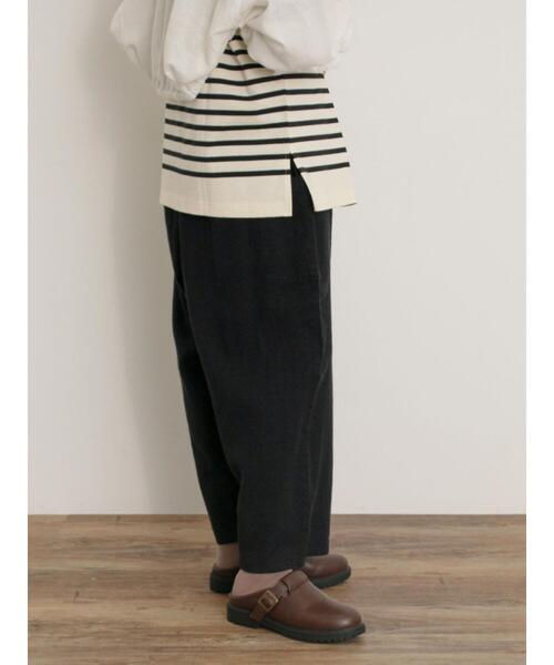 Samansa Mos2（サマンサ モスモス）の「【Cross×Linen】サイドポケットパンツ ≪M/Lサイズ≫（その他パンツ・レディース・ベージュ/ブラック/ピンク/ブルー・L/M）」の19枚目の写真