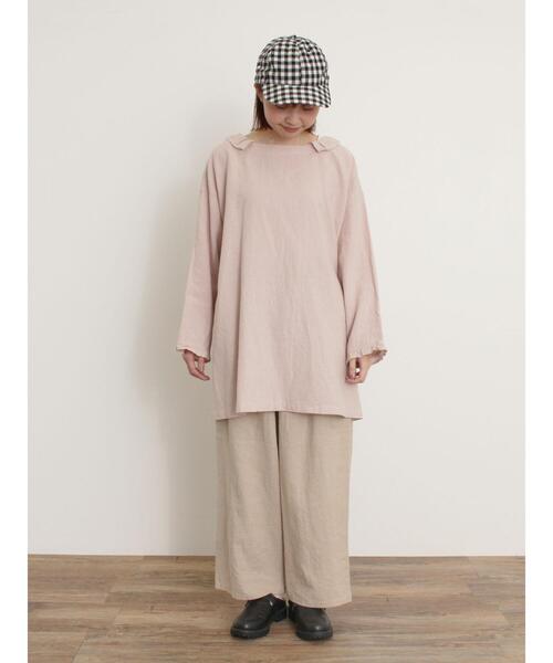 セール】【Cross×Linen】サイドポケットパンツ ≪M/Lサイズ