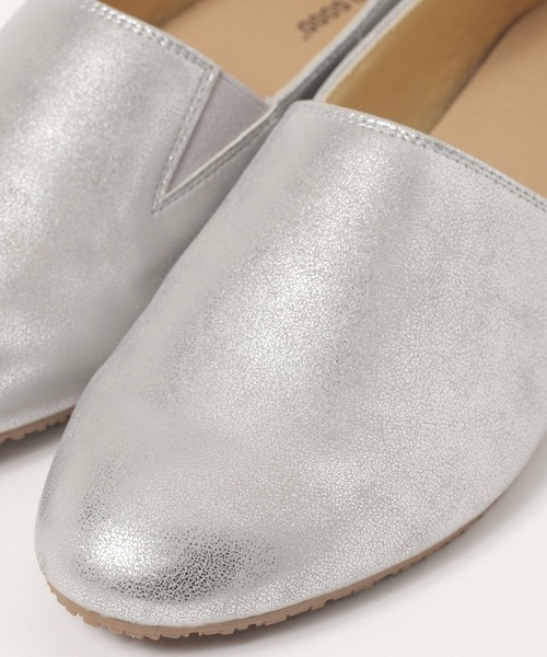 FOUND GOOD（ファウンドグッド）の「スリッポンスラットシューズ（スニーカー・レディース・ホワイト系5/グレー系2/ブラック・M/S/XL/L）」の9枚目の写真