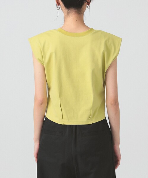 Ray BEAMS（レイビームス）の「ショルダー パッド フレンチスリーブ Tシャツ（Tシャツ/カットソー・レディース・ミント/ホワイト/ブラック・ONE SIZE）」の21枚目の写真