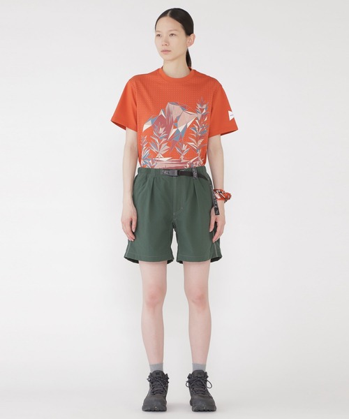 and wander（アンドワンダー）の「YOSEMITE GRAPHIC TEE｜ヨセミテグラフィックTシャツ UNISEX（Tシャツ/カットソー・メンズ・ホワイト/ブラック/レッド・XS/S/M/L/XL/XXL）」の18枚目の写真