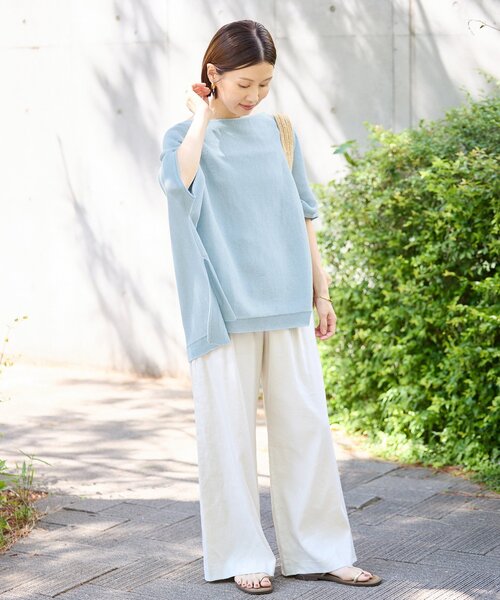 一部店舗・WEB限定/追加3》コットンギマポンチョ プルオーバー