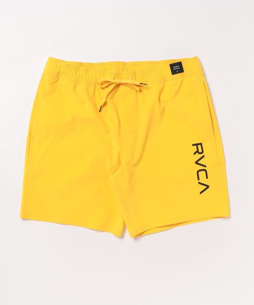 RVCA（ルーカ）の「RVCA メンズ ELASTIC BS ボードショーツ 【2025年春夏モデル】/ルーカウエストゴムサーフトランクス・ボードショーツ・バギーショーツ(水着)（水着・メンズ・ブラック/ブラック×ホワイト/ブルー系その他/イエロー・SMALL/MEDIUM/LARGE/X-LARGE）」の4枚目の写真