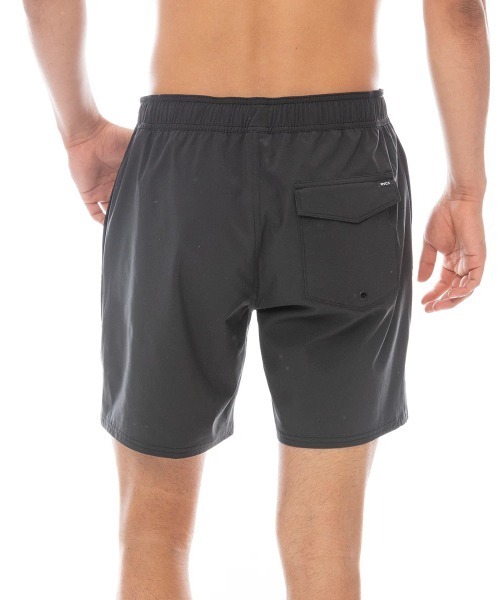 RVCA(ルーカ)の「RVCA メンズ ELASTIC BS ボードショーツ 【2025年春夏モデル】/ルーカウエストゴムサーフトランクス・ボードショーツ・バギーショーツ(水着)(水着・メンズ・ブラック/ブラック×ホワイト/ブルー系その他/イエロー・SMALL/MEDIUM/LARGE/X-LARGE)」の7枚目の写真