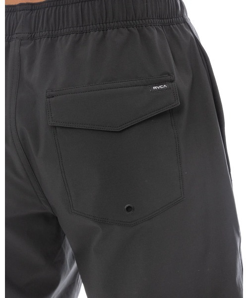RVCA(ルーカ)の「RVCA メンズ ELASTIC BS ボードショーツ 【2025年春夏モデル】/ルーカウエストゴムサーフトランクス・ボードショーツ・バギーショーツ(水着)(水着・メンズ・ブラック/ブラック×ホワイト/ブルー系その他/イエロー・SMALL/MEDIUM/LARGE/X-LARGE)」の8枚目の写真
