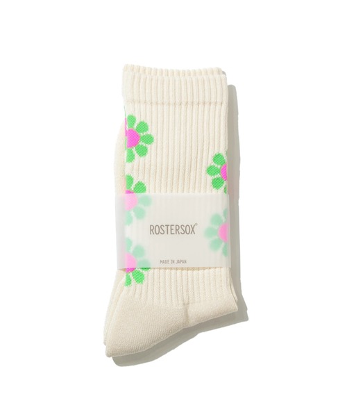 ROSTER SOX（ロスターソックス）の「ROSTER SOX/ロスターソックス　PEACE（ソックス/靴下・メンズ・クリーム/ベージュ・MEDIUM/LARGE）」の11枚目の写真