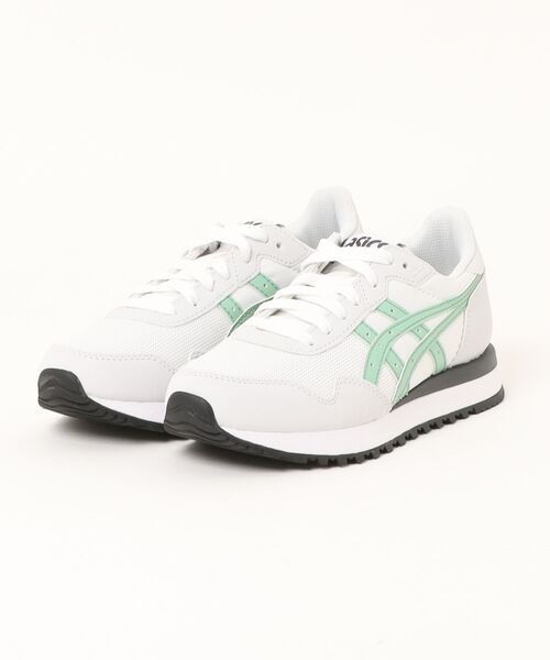 ASICS（アシックス）の「《ASICS》TIGER RUNNER II 1203A612（スニーカー・メンズ・ブラック×ホワイト/ホワイト×グリーン/ホワイト系その他/ブラウン系その他/グレー系その他・23.0cm/23.5cm/24.0cm/24.5cm/25.0cm/22.5cm/28.0cm/27.5cm/27.0cm/26.5cm/26.0cm/25.5cm）」の2枚目の写真
