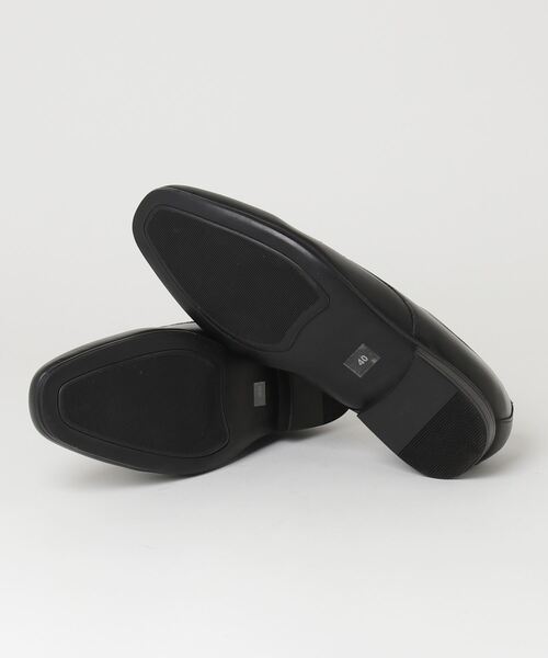 PR01.(ピーアールワン)の「Robe pleine プレーン 外羽根スクエア レザーシューズ(ドレスシューズ・メンズ・ブラック・44/41/42/43/40)」の4枚目の写真