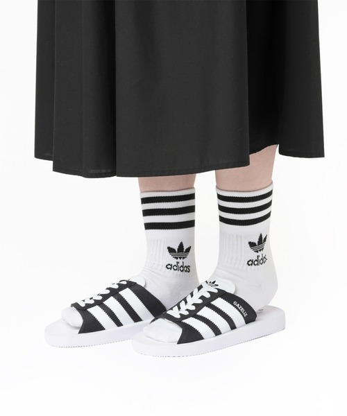国内配送 adidas GAZELLE BEACH W CBLACK/FTWWHT/FTWWHT adidas GAZELLE BEACH W CBLACK/FTWWHT/FTWWHT （アディダス